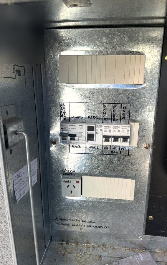 New switchboard upgrade with RCBO protection and clean labelling